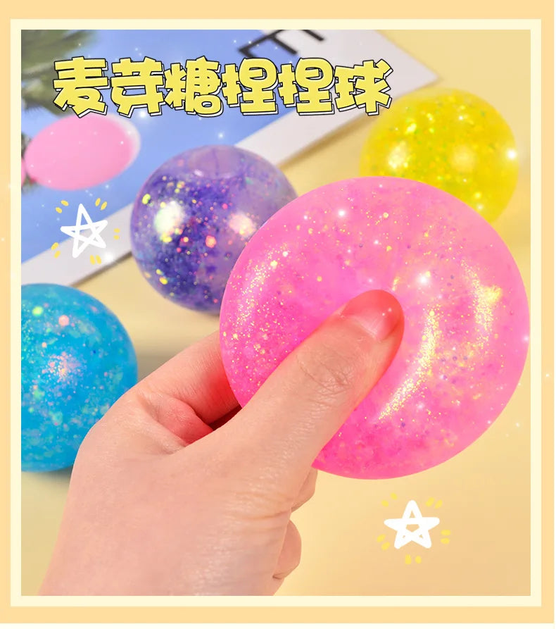 Aurora Maltose Ball Antistress Toy Stress Ball Anti Stress Adult Stress Relief Sensory Toy Restlessness Autism Toy Kids Gifts