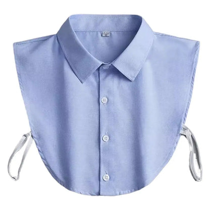Women's Fashionable and Elegant Encrypted Chiffon Fake Collar Half Shirt Detachable Versatile Accessory Collar
