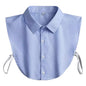 Women's Fashionable and Elegant Encrypted Chiffon Fake Collar Half Shirt Detachable Versatile Accessory Collar