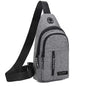 1 adjustable men's and women's crossbody bag sports chest bag, durable travel and hiking backpack chest bag