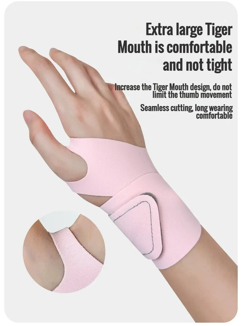 Fixed Spandex Sport Wrist Guard Wrist Sprain Tendonitis with Fastener Tape Wristband Ultra Thin Joint Brace  Fitness Sports Wrap