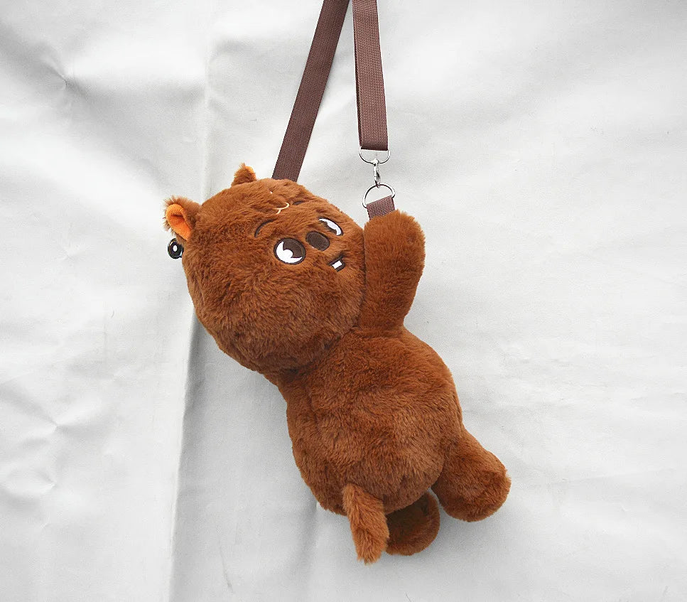 Kpop SKZOO plush Cartoon Rain Love Be Stray Kids Plush Toy Crossbody Bag Love Bear Gift for Children Backpack Christmas Gift