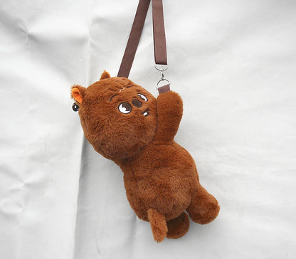 Kpop SKZOO plush Cartoon Rain Love Be Stray Kids Plush Toy Crossbody Bag Love Bear Gift for Children Backpack Christmas Gift