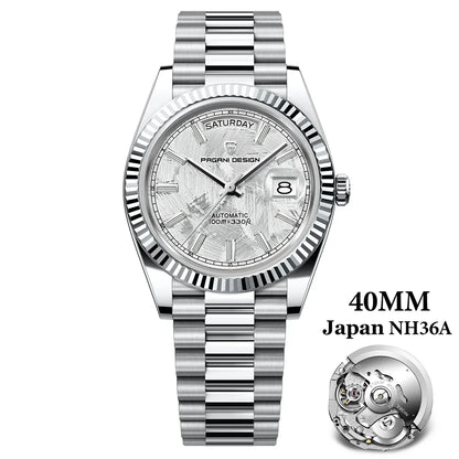 PAGANI DESIGN 2026 New DD40 NH36A Men's Watches Luxury Automatic Mechanical Watch For Men AR Sapphire Glass Date Wrist watch Men