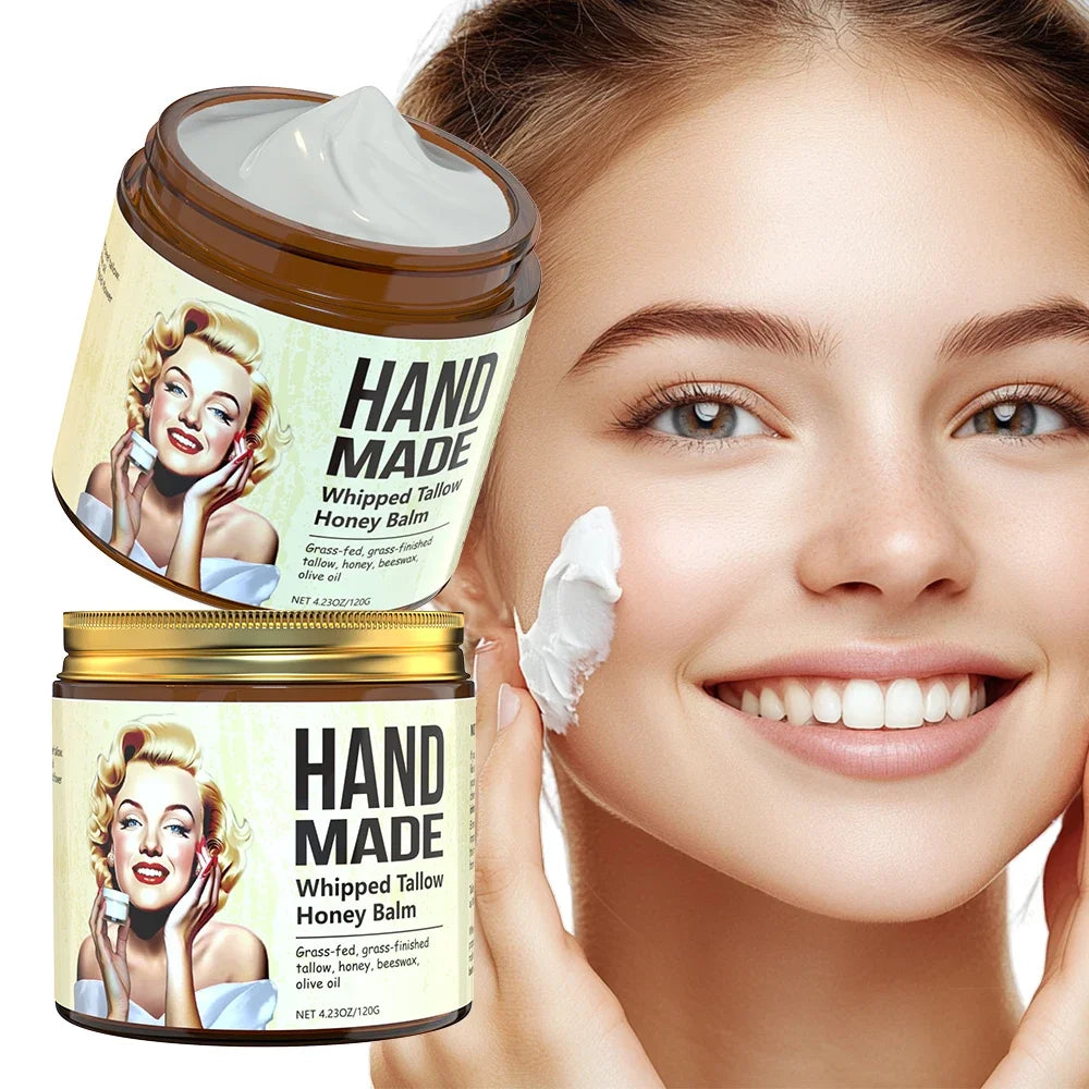 ENVISHA Handmade Skin Care Honey Whipped Tallow Face Cream Moisturizing Firming Nourishing Beauty Health