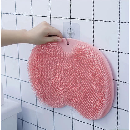 1-6Pcs Exfoliating Foot Brush And Back Scrubber Anti-Slip Suction Cup - Deep Cleansing And Exfoliating Tool For Body Dirt