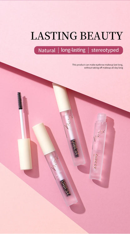QIBEST Transparent Eyebrow Gel Long Lasting Shape Natural Three Dimensional Moisturizing Eyebrow Styling Gel Makeup Brow Soap
