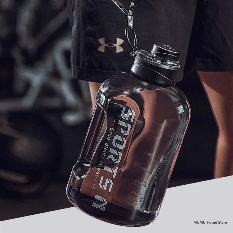 1.7L/2.7L/4L/5L Sports Water Bottle Gym Cycling Cup Portable Large Capacity Water Bottle For Fitness Camping Men Water Kellte