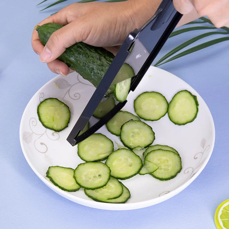 Multi Functional Plastic Stainless Steel Slicer, Suitable for Kitchen Tools Such As Onions, Vegetables, Potatoes, and Radishes