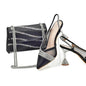 New Fashion Africa Women Shoes and Bags Set with Rhinestone Shoes for Women 2025 Designer Luxury Italian Shoe and Bag Set