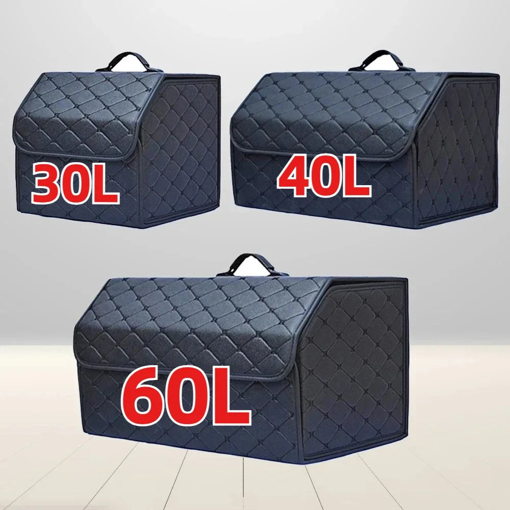 Multipurpose Collapsible Car Trunk Storage Organizer With Lid Portable Car Storage Bag Car Trunk Organizer