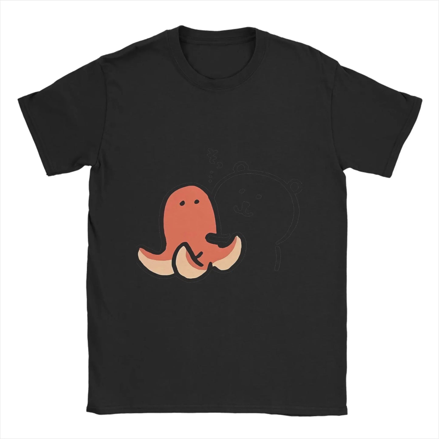 Joke Bear Print T Shirt for Women Summer Vintage T Shirts O-Neck Hip Hop Tee Shirt Women Clothing