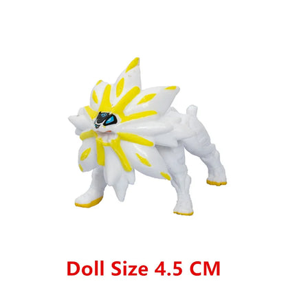 Pokemon Anime Action Figure Set - Pikachu Sun Elf Eevee Gengar Monsters Cartoon Model Toys Gift for Bulk Purchase