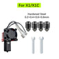 For Bambu Lab P1S Hotend Complete Assembly Upgrade Hardened Steel Extruder Kit For X1 X1C P1P P1S Fan Nozzle X1 Carbon Hot End