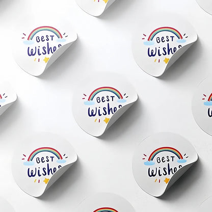Custom-Made Event Stickers - Personalized Logo/Photo Decals for Weddings, Birthdays, Brand Promotion & Gift Packaging