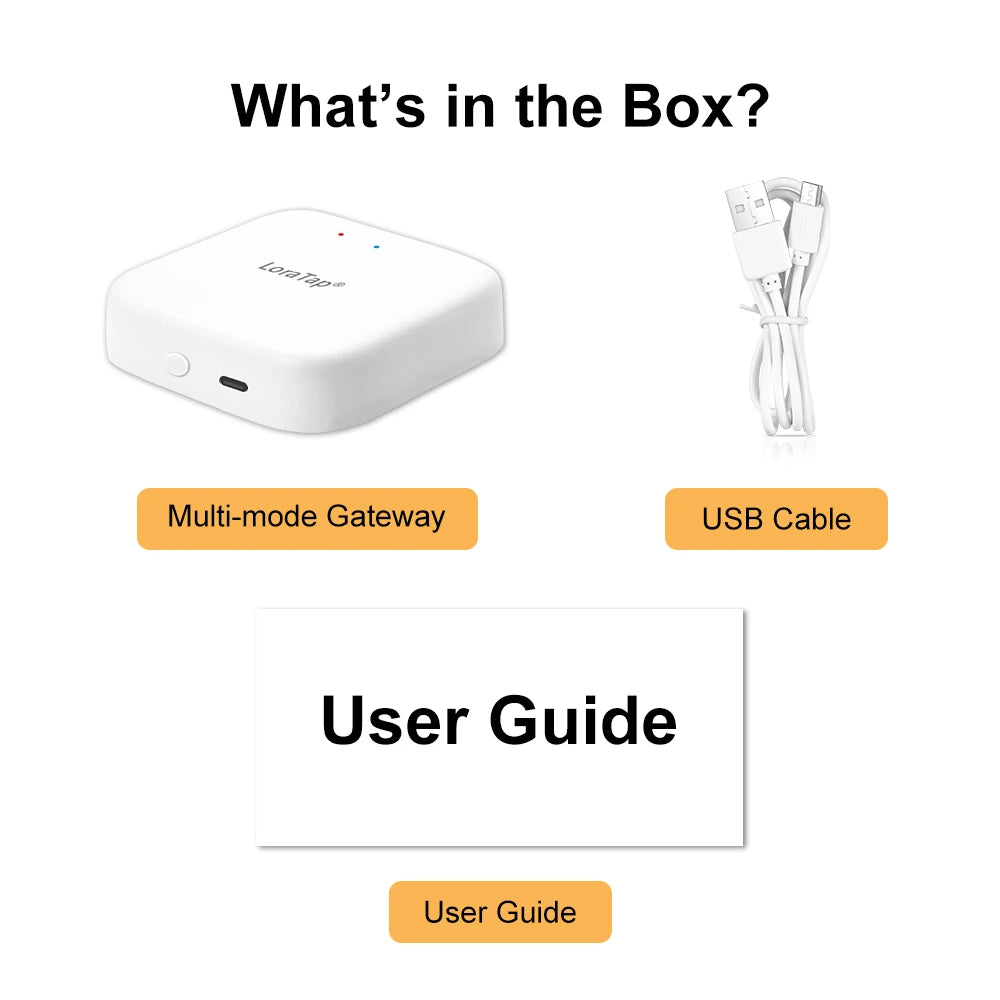LoraTap Tuya Multi-mode WiFi ZigBee 3.0 Bluetooth Mesh Gateway Hub Bridge Wireless and Wired Smart Life App Remote Control