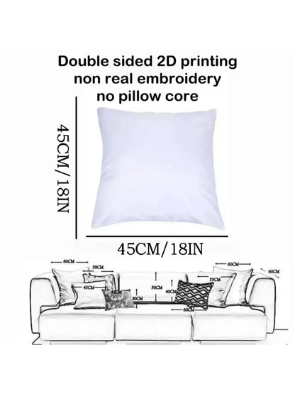 1pc Zhang Linghe Fan Bedroom Pillow Cover, Polyester 2D Double-Sided Print, C-Drama Warrior Cushion, Perfect Gift for Fans & Car