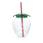 ✔Strawberry Shaped Plastic Cup With Straw Cute Water Bottle Portable Drinking Cup Beverage Cups For Summer Party Home Use