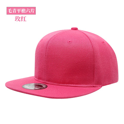 Custom Logo Snapback Caps Men Hip Hop Male Bone Baseball Cap Unisex Solid Color Cotton Adjustable Rock Band Flat Hats Visor Hat