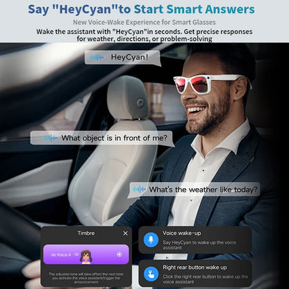 2026 New AI Smart Glasees With 800W Camera Video Recording AI Photo Recognition Bluetooth Call Translation Voice Sunglasses Man