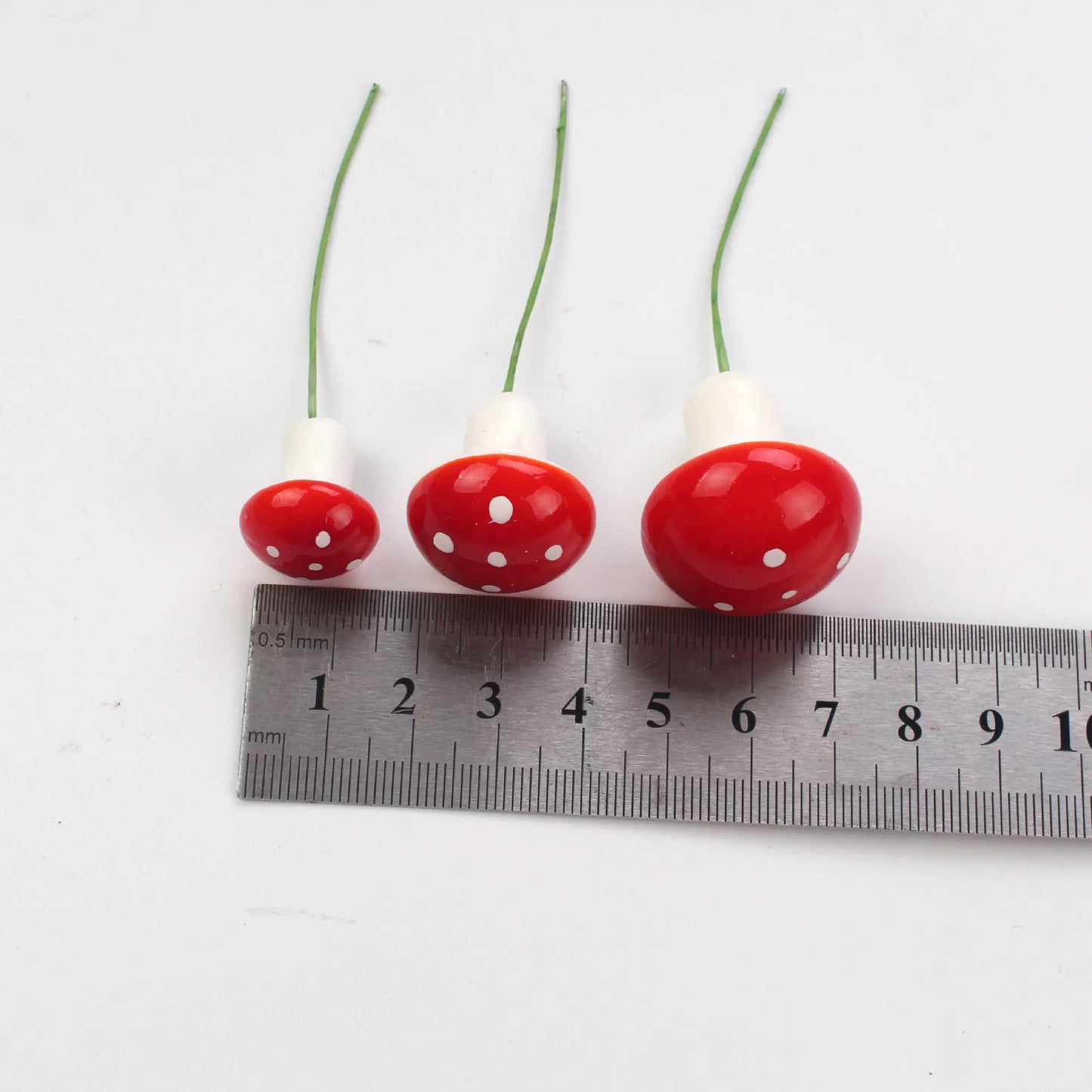 100-10PCS Miniatures Artificial Foam Mushroom Garden Fairy Bonsai Plant Pot Mini Mushroom Resin Craft Decor For DIY Micro Decor