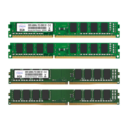 DDR3 2GB 4GB 8GB Desktop Memoria Ram PC3 1.5V 1066 1333 1600 1866Mhz Non-ECC Unbuffered 8500 10600 12800 204Pin DIMM Memory Ram