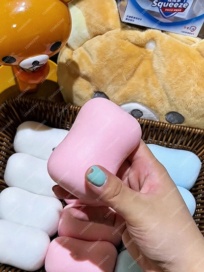 Crunchy Whipping Cream Stress Ball Squishy Toys Moldable Whipped Cream Squeeze Ball ASMR Anti Stress Fidget Toys for Adults