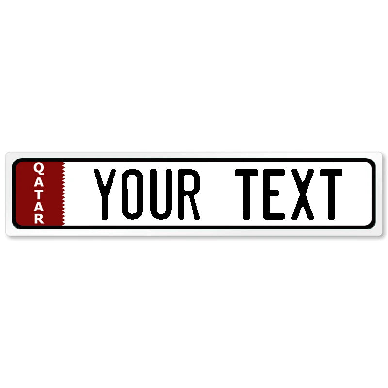 Custom Street Sign, Personalized Metal Sign For Office Workplace Home Yard Road, Custom Your Text Signs for Outdoor 16x4 Inches