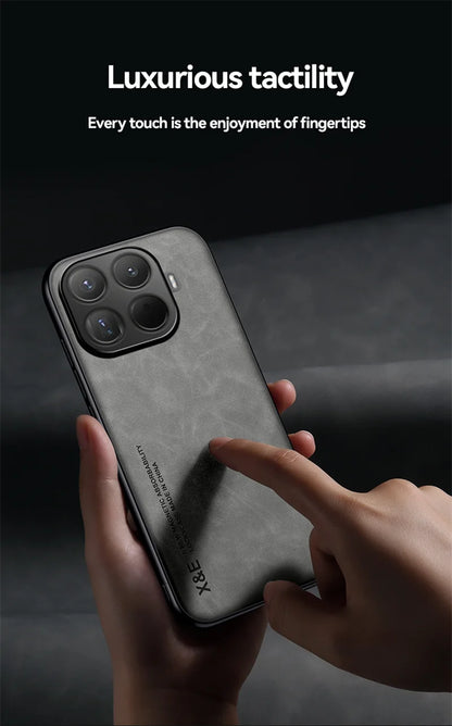 For Xiaomi 15T Pro 5G Case Soft Leather Magnetic Holder Phone Case For Xiomi Xiaomy Mi15T Mi 15T 15 T Pro Shockproof Back Cover