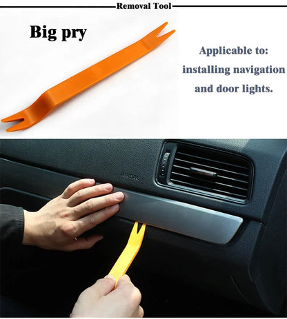 Auto Interior Trim Removal Tool Set Plastic Pry Bar Door Panel Interior Clip Rocker Crowbar for Car Audio Disassembly