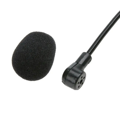 New Portable Wired Microphone 3.5mm Plug Flexible Headset Microphone Video Recording Head-mounted Speech Headset Mic