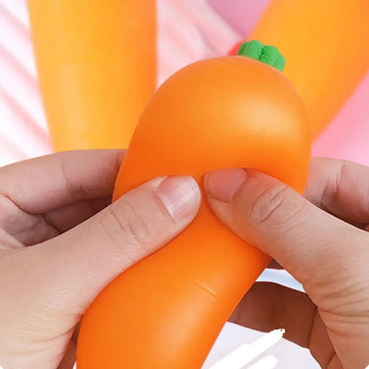 Carrot Vegetable Stress Toy Sensory Toys Squishy Stress Reliefing Pinch Toy Fidget Decompression Sensory Toy for  Adult Gift