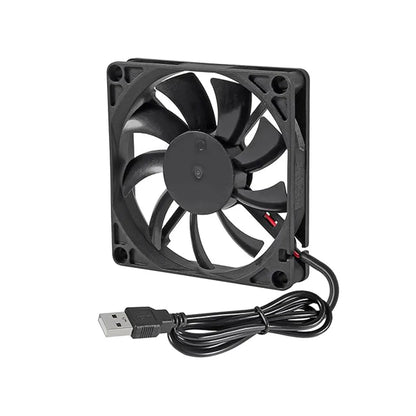 8015 8CM Chassis Fan Slim 15mm Thinckness 5V 12V 24V Sleeve Bearing Axial Cooler 2PIN USB 80mm PC Case Cooling Ventilator