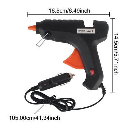 5 sztuk klej w sztyfcie 11mm 12V 40W Pistolet Do Klejenia Na Gorąco Zestaw Narzędzi Do Usuwania Wgnieceń Samochodowych Wtyczka Do Zapalniczki Samochodowej Akcesoria Do Naprawy Garażu Ciężarówki