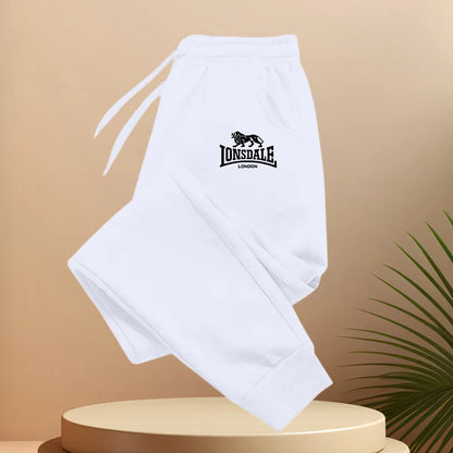 Modern Fit Jogger Sweatpants for Men Elastic Waist, Sports Tapered Trousers Great Street Gym Daily Wear