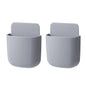 Wall Mounted Storage Box Phone Charger Holder Stand Rack for Remote Control Air Conditioner TV - Mobile Plug Organizer Case