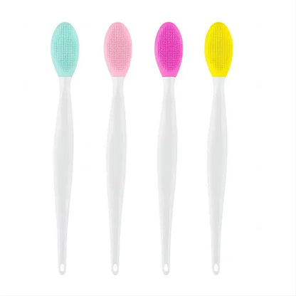 1-20pcs Beauty Skin Care Wash Face Silicone Brush Exfoliating Nose Clean Blackhead Removal Brushes Tools With Replacement Head