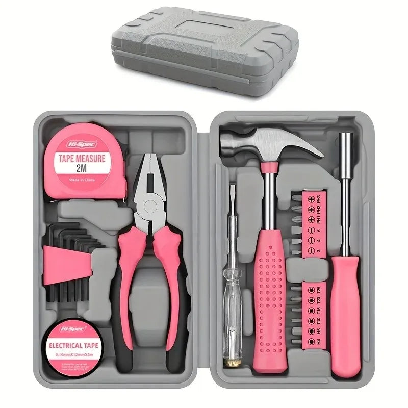 Best-selling manual hardware household tools set - multi-functional and easy-to-use complete set of daily household tools box