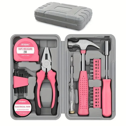 Best-selling manual hardware household tools set - multi-functional and easy-to-use complete set of daily household tools box