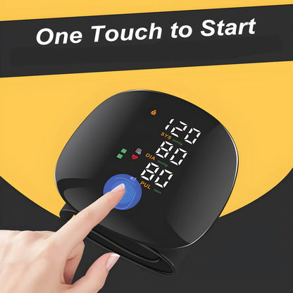 Sphygmomanometer Wrist Type Health Test BP Household instrument Blood Pressure Digital Monitor Heart Rate Health Measurement
