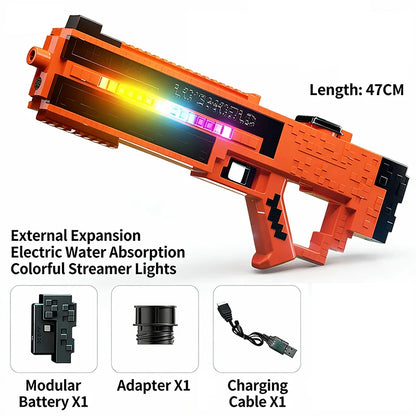 Electric Water Guns Toys Automatic Water Suction Powerful Squirt Blasters Summer Toys Outdoor Beach Toy for Kids Adults Gift