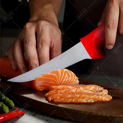 WXCOO Boning Knife Professional Steak Knife Japanese Chef Cooking Knives Meat Cleaver Slicing Fish Fillet Cutting Sushi Knife