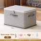 Lockable storage box, used for organizing clothes, blankets, toys in wardrobes, foldable password storage box