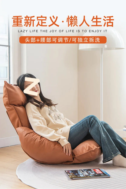 New Human Kennel Lazy Sofa Japanese Tatami Bay Window Chair Bed Back Chair Foldable Dormitory Waist Armrest