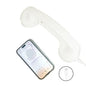 3.5mm Universal Retro Telephone Handset Retro Telephone Receiver Handset Mini Microphone Speaker for Mobile Phones Computers