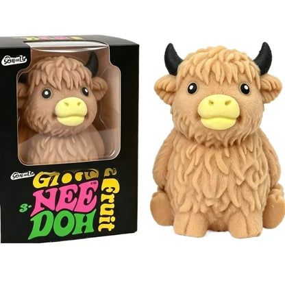 Scottish Highland Cow Squishy Slow Rebound Anxiety Relief Fidget Toy,Squishy Toys,Kid Toys,Juegos Para Niños,Cheese Squishy