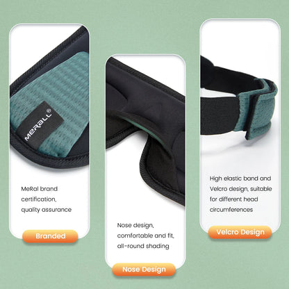 Blocking Light Sleep Eye Mask Soft Padded Travel Shade Cover Rest Relax Sleeping Blindfold Eye Cover Sleep Mask Eyepatch