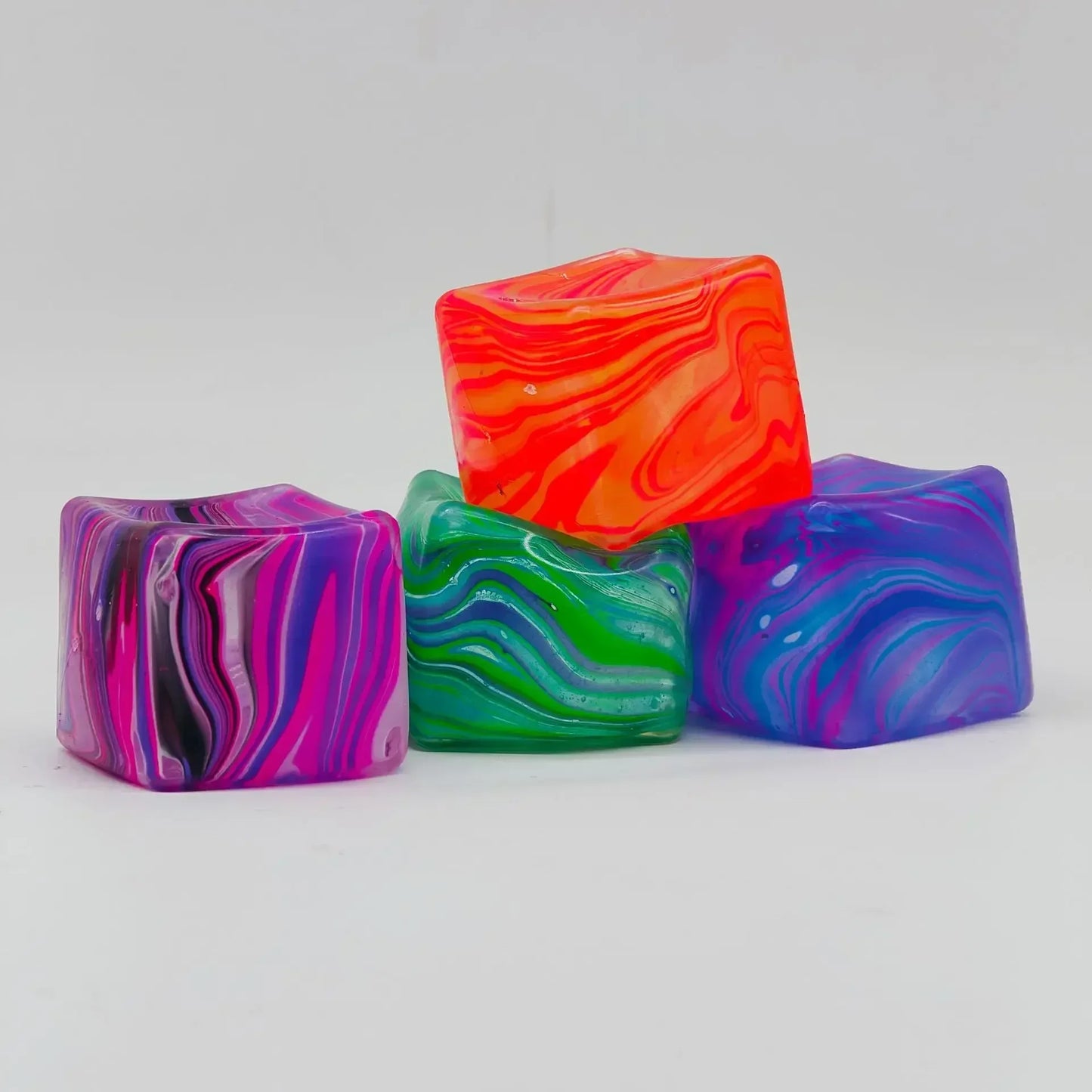 Needoh Soft and Glutinous Sensory Stress-relief Toy Cube Filled with Gel Stretchable Ball Soft Ice blind box Slow Rebound