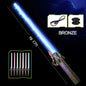 Children Colorful Glowing Sword Toys Telescopic Music Laser Sword 2-in-1 Rotating Decompression Toy Light Sword Kids Adult Toys