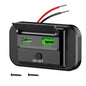 PD QC3.0 Car Charger Socket Quick Charge 12V/24V For Motorcycle Auto Truck ATV RV Bus Dual USB Power Adapter Outlet With On/Off